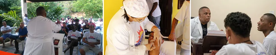 NOSSOS CUIDADOS COM OS ACOLHIDOS